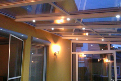 Beleuchtung im Wintergarten 